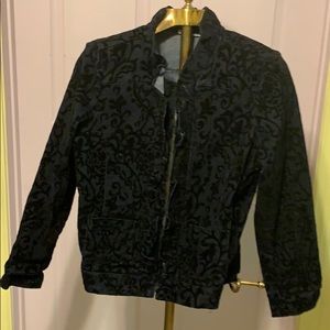 Black jean jacket